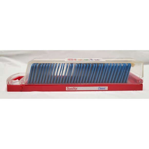 Sizzix Sizzlits CLASSIC Die Storage Case Blue Alphabet Die Cutting Cartridges - Picture 6 of 11